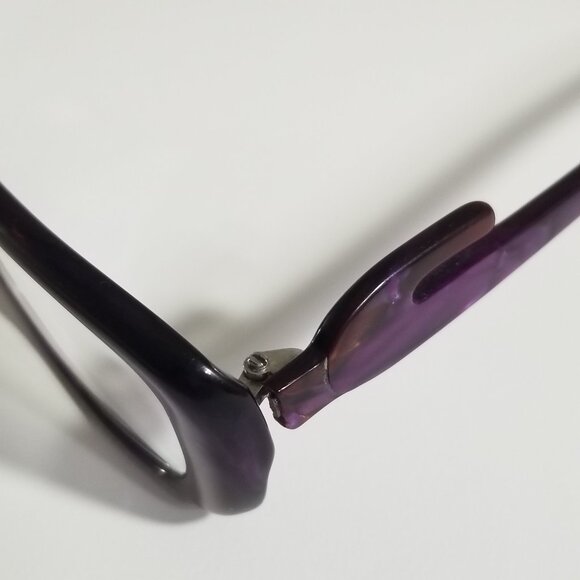 FROST Germany Open End Purple Acetate Glasses Frames Avant Garde Art To Wear